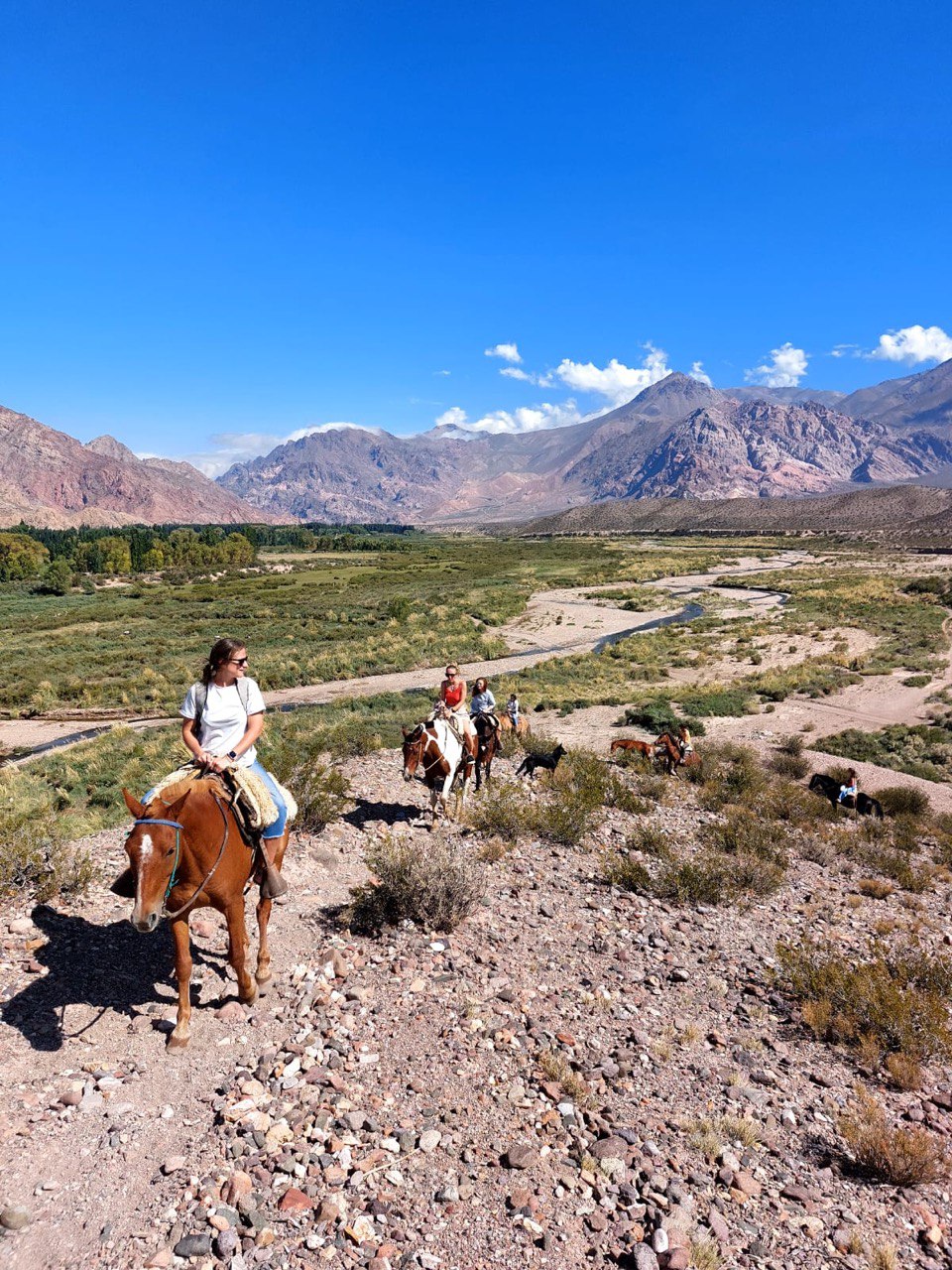 Horseback riding through the Uco Valley