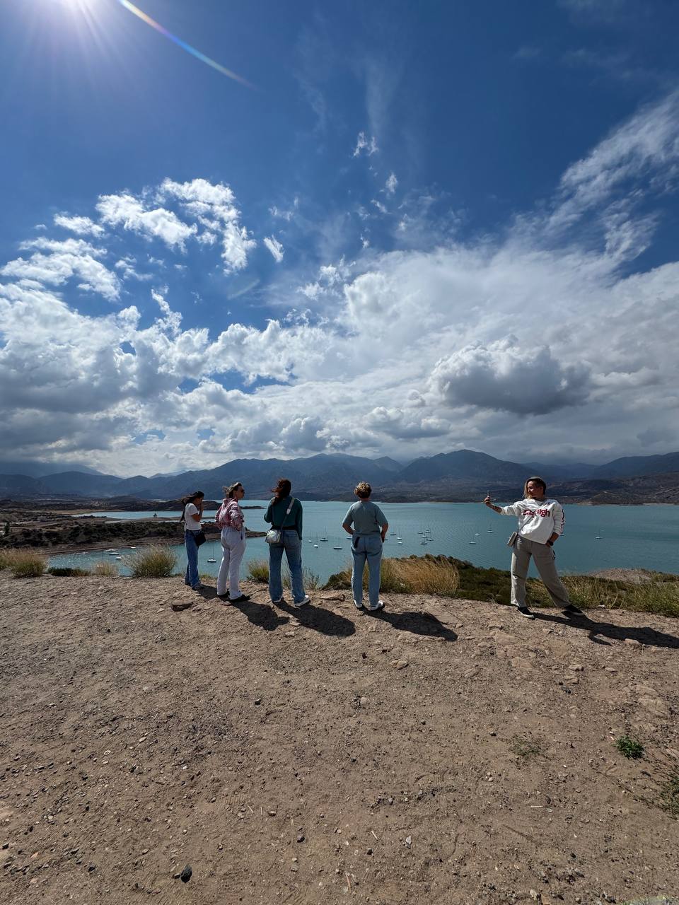 Lookout over the Potrerillos reservoir