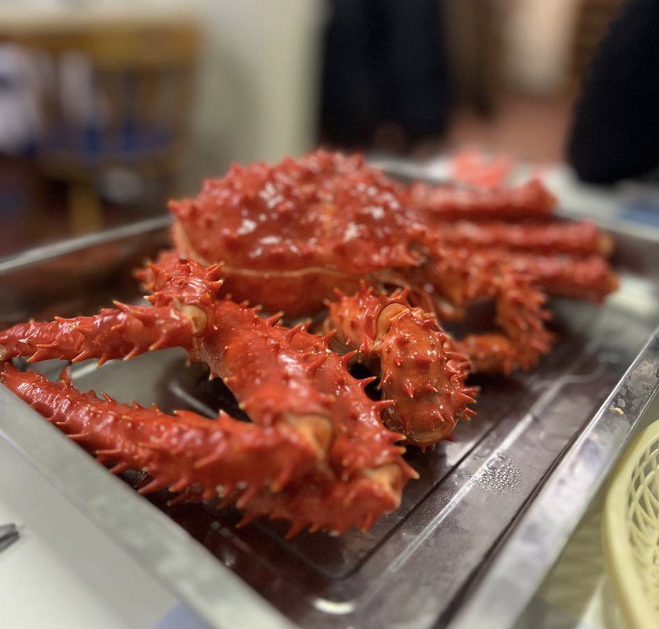 Fresh king crab in Ushuaia