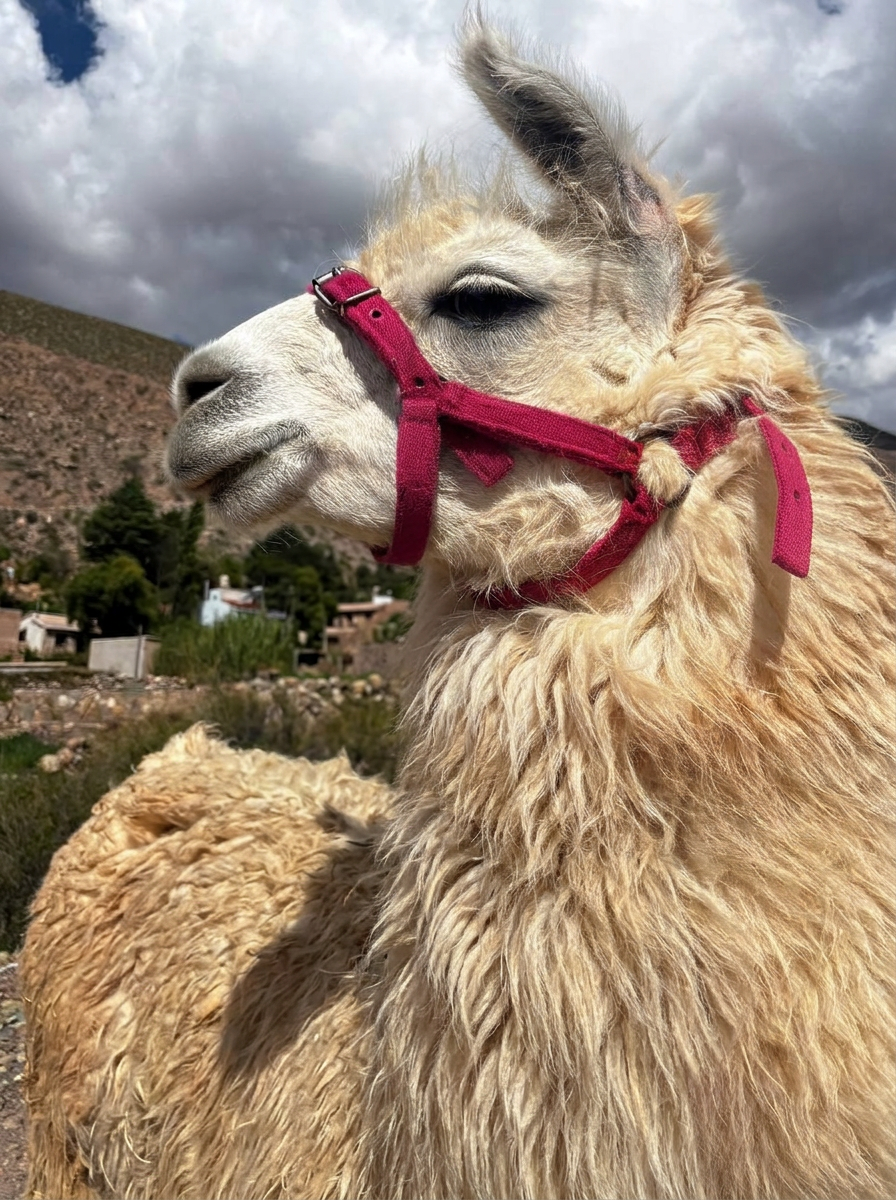 A llama in the Salta highlands