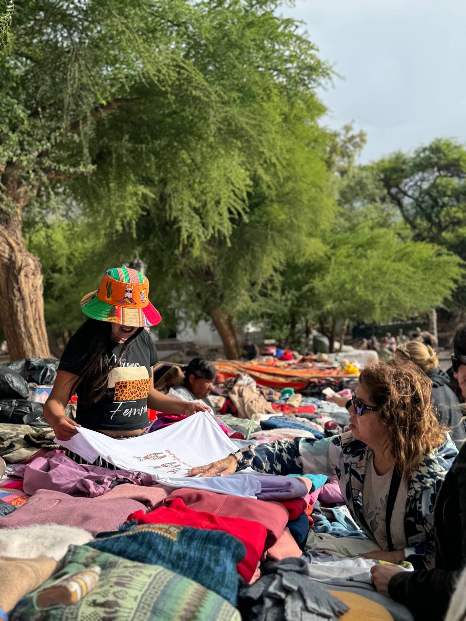 Local artisans market in the Quebrada